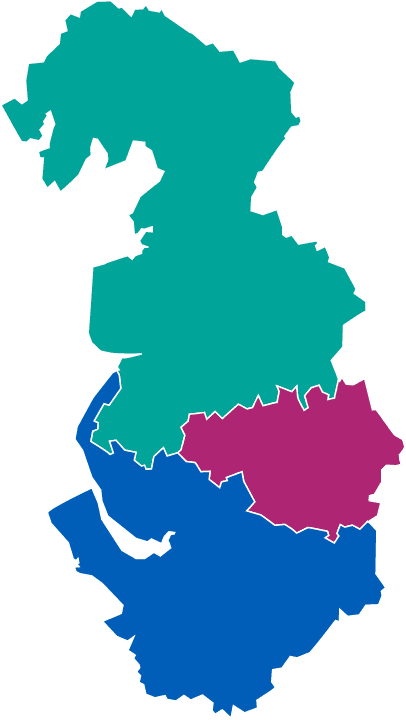 North West England service coverage illustration